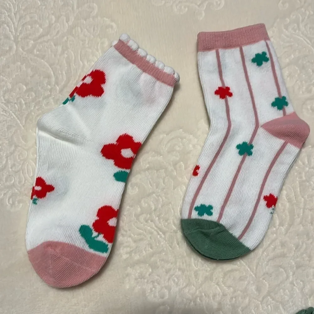 BABY / TODDLER FLOWER, BUNNY, BOW PATTERN SOCKS